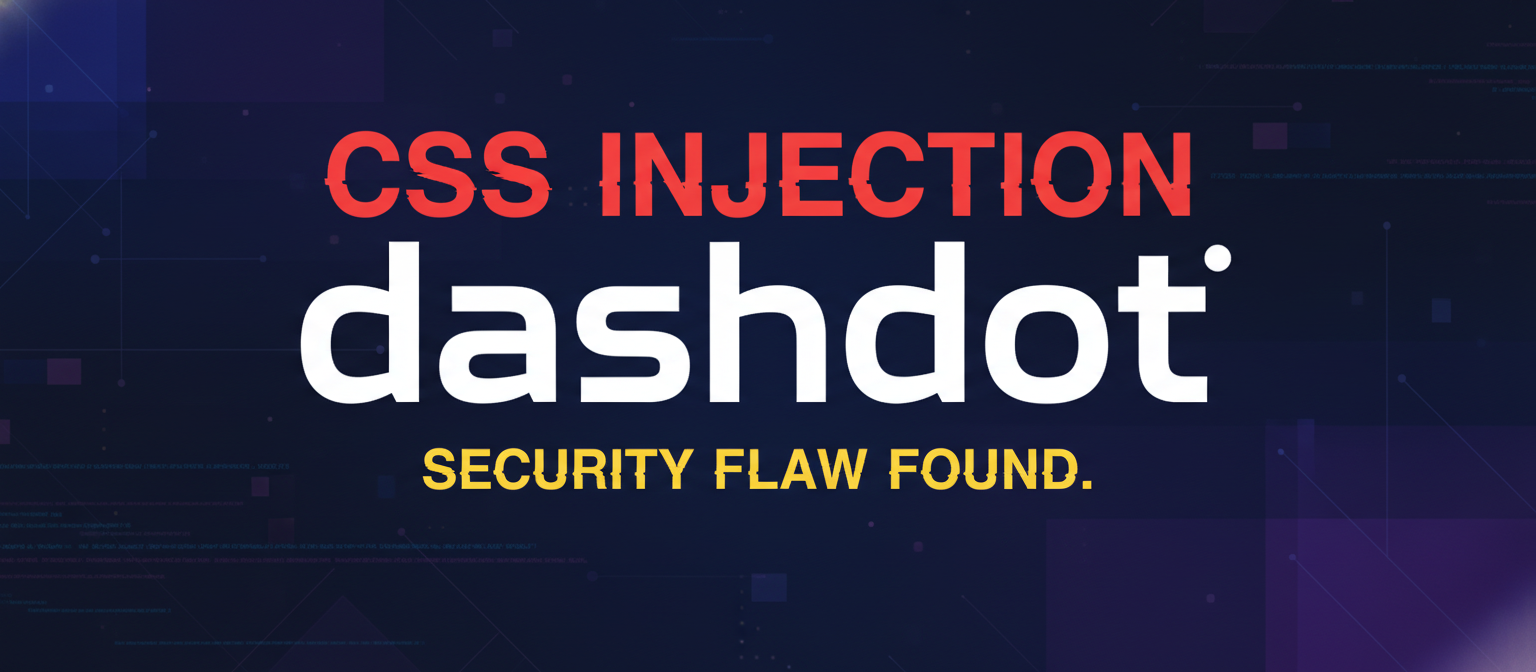 CSS Injection in dashdot's Single-Widget Embed Mode